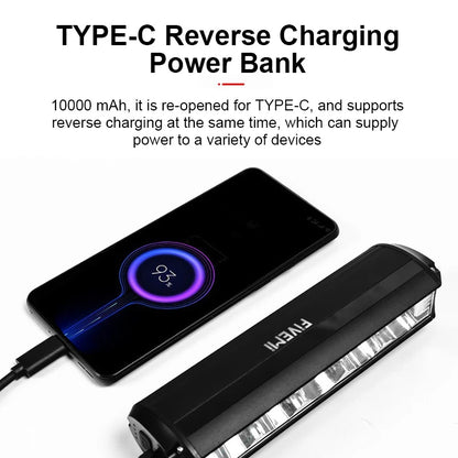 Waterproof Bicycle Light, 5 LEDS.